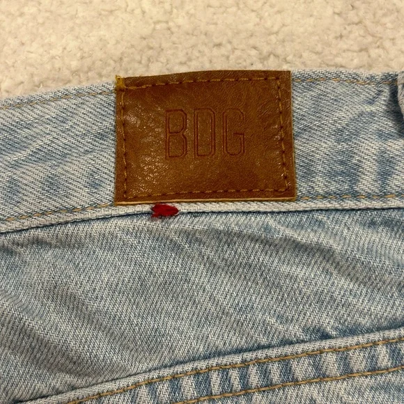 BDG Urban Outfitters Girlfriend High Rise Jean Shorts - size 25